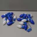 The Dreidel Company Hanukkah Bulb Necklace Light-Up Colorful Necklace, Costume Accessory, Party Favor, 25" (Single) 2 Pack