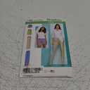 Simplicity Easy-to-Sew Pattern 1165 Misses Slim Pull-on Pants, Long, or Short Shorts Sizes 6-8-10-12-14