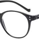 NORPERWIS 5 Pairs Reading Glasses - Standard Fit Spring Hinge Readers Glasses for Men and Women (Black Purple Red Blue Brown, 3.50, Medium)