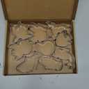 Ocean Creature Cookie Cutters 9 Piece Set Nautilus Shell Crab Lobster Jellyfish Turtle Tropical Fish Shark Clownfish Dolphin - e