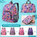 Reginary 40 Pcs Kids Backpacks Bulk, 17" Backpacks 4 Colors Hearts, One Size