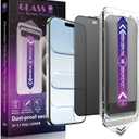 2-Pack Matte Privacy Screen Protector for iPhone Air 6.5-Inch, Auto Dust Removal, No Bubbles,Anti-Spy Tempered Glass Film, Easy Installation