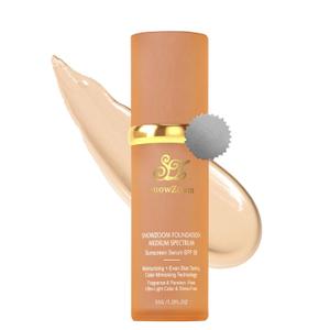 Bio Color Changing Foundation 4 in 1 Makeup-Medium/Light Spectrum with SPF 50+,Hydrating Longwearing & Waterproof, for Sport, Dancing (Medium Spectrum - for fair skinned people, 1.2 oz)