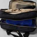 Breastmilk Cooler Travel Bag, Wearable Breast Pump Storage Bag Compatible with Momcozy/Medela/Elvie/Willow Breast Pump with Ice Pack and Waterproof Mat,Black