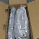 Bedsure Full Comforter Set 7 Pieces, Grey Striped Bedding Set for All Seasons, Reversible, Cationic Dyeing Bed in a Bag with Comforter, Sheets, Pillowcases & Shams