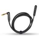 3.3Ft Right Angle 1/4 TRS Male to Female Stereo Audio Cable,6.35mm TRS Male to Female Stereo Headphone Guitar Extension Cable Cord-1 Pack