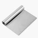 Grips Stainless Steel Bench Scraper & Chopper, Dough Cutter for Baking