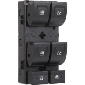 Power Window Switch Control Button Driver Side Compatible with 2014-2019 Chevy Silverado 1500, 2015-2019 Chevrolet Silverado & GMC Sierra 2500 HD 3500 HD, Replace OEM 23427098 DWS1778