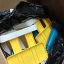 Arscniek Toddlers Activity Table 7 in 1 Kids Activity Tables and Chair Set with 152Pcs Large Marble Run Building Blocks, Sand/Water Tables, Kids Learning Play Table Toys for Girls Boys Toddler Age 3-7 (Blue)