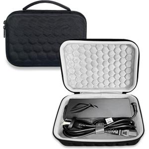 Hard Travel Gaming Laptop Charger Case Fit for ASUS ROG 150W/180W/200W/240W/280W/330W AC Adapter Cord Computer Accessories Case, ASUS Laptop Charger Carrying Travel Bag(Not Included Charger)