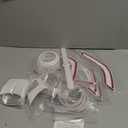 E-cowlboy 18 PCS Full Set Interior Decoration Trim Kit Steering Wheel Center Console Door Handle Air Conditioning Vent Cup Holder Gear Cover Trim for Jeep Wrangler JK JKU 2011-2018 4-Door (White)