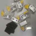 Window Locks, 8 Sets Sliding Security Window Lock with Key for Vertical & Horizontal Sliding Windows & Sliding Doors, Adjustable Window Locks Security Window Stoppers for Patio Bedroom Home and Office