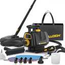 McCulloch MC1270 Portable Power Steam Cleaner, 30 Minute Runtime, 16 Accessories: Mop Head, Brushes, & More - Built for Home, Tile, Grout, Carpet, Furniture, & Personal Car Detailing