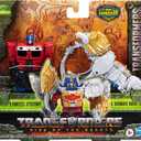Transformers: Rise of the Beasts Movie, Beast Alliance, Beast Combiners 2-Pack Optimus Prime & Lionblade Toys, Ages 6 and Up, 5-inch, Small