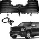Radiator Shutter Assembly Compatible with Chevrolet Chevy Silverado 1500 GMC Sierra 1500 2017 2018 2019 84363184 601-374