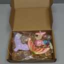 Mermaid Cake Toppers with Mermaid Shells Fishtails Balls Ginkgo Leaf for Birthday