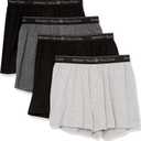 Beverly Hills Polo Club Men's 4 Pack Comfort Knit Boxer Vibrant (XL)