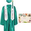 GraduationMall Preschool Graduation Cap Gown Stole Package , size 30