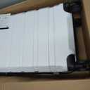 KROSER Hardside Expandable Carry On Luggage with Spinner Wheels & Built-in TSA Lock, Durable Suitcase Rolling Luggage with USB Port, Carry-On 20-Inch, White