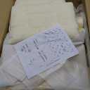 SHENGOCASE Modern Real Solid Rubber Wood Large Cat Tree Tower Castle with Big Enclosed Bed, House Condo, Scratching Post and Sisal Scratcher with Ladder for Multiple Cats