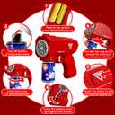 Bubble Gun 2 Pack with LED,Automatic Bubble Machine for Kids,Outdoor Toys Bubbles for Kids Boys and Girls 3-8 Year Old,Easter,Birthday,Party,New Year