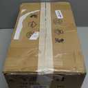 Farmhouse Bathroom Light Fixture, 3-Light Boho Vanity Light, Bamboo Bathroom Light Fixture Over Mirror Rustic Vanity Lighting with Handmade Bamboo Shades, Suit for Restroom, Bedroom, Hallway (Black)