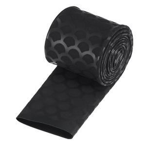 uxcell Heat Shrink Wrap Tubing Sleeve for Fishing Rod Grips Handle, 56mm Flat 3.3ft 2:1 Ratio Black