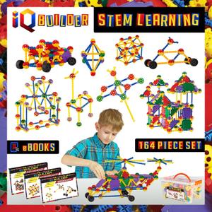 IQ BUILDER | STEM Learning Toys | Creative Construction Engineering | Fun Educational Building Set for Boys & Girls Ages 3-10 | Top Blocks Game Kit IQ BUILDER | STEM Learning Toys | Creative Construction Engineering | Fun Educational Building Set for Boys & Girls Ages 3-10 | Top Blocks Game Kit