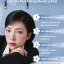 2 x DEARMAY Pure Falling Mood Lip Pot No. 04 Pounding Heart 0.23 Oz. Vegan Lip Stain Lip & Cheek Multi-Use Tint With Hydrating Formula for Smooth Soft Blend Without Dryness or Fine Lines, Korean Makeup 2 pack