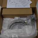 Veken 11.8 Inch Rain Shower Head with Handheld- High Pressure Dual Shower Heads with 5 Modes Handheld Spray Combo- Wide Rainfall Showerhead with Hose, Bathroom Accessories, Matte Black