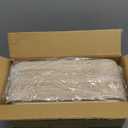 ECOLipak 100 Pack 14 Inch Disposable Food Crawfish Trays, Compostable Large Paper Plates, Disposable Thanksgiving Trays for Serving Food, Turkey, BBQ, Seafood Boil Party Supplies(Nature)