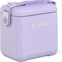 Igloo Lilac Breeze 11 Qt Tag-Along Too Strapped Picnic Style Cooler