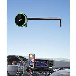 Qi2.2 Max 25W Fast Wireless Car Charger Phone Holder for Honda Pilot 2016-2020/Passport 2019-2020/Ridgeline 2017-2020 5/8-Inch Screen, Magnetic Phone Mount Compatible with MagSafe