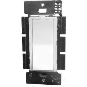 ML-WS-R3 On/Off Decorator Style Rocker Switch, White, Low Voltage (12v, 24v, 48v, Millivolt) DC or AC, 2 Amp, Low Resistance, for Fireplace Controls, RV Lights, with Self Cleaning Contacts, 3-Way