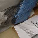 Alllion Drafting Chair, Tall Office Chair with Flip-up Armrests Ergonomic Computer Standing High Desk Chair with Adjustable Lumbar Support and Footrest Ring for Man Women and Artist Chairs, Black