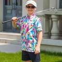 uideazone Boys Polo Shirts Dry Fit Performance Golf Short Sleeve Casual School Uniform Size 5-14