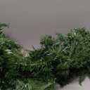 Christmas Garland with Dual Color 50 LED Lights 9 Ft, Prelit Xmas Garland with Cypress Leaf, Timer by Remote Control and Batteries Operated for Mantle Staircase Indoor and Outdoor