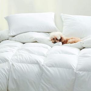 Cuddledown Dreamstead Percale Down Alternative Comforter | All Season | Queen Size 92" x 88" | Hypoallergenic & Oeko-TEX Standard 100 Certified | Soft, Lofty, Cloudlike | Handcrafted Duvet Insert