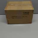 Fake Peony Flowers in Vase Fall Table Centerpiece Faux Floral Arrangement in Vase Autumn Artificial Flowres for Tables Orange Silk Flowers Arrangement (Orange,Round Glass)