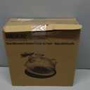 MAGJIUKE Microwave Splatter Cover for Food, Clear Microwave Lid with Water Steamer, Integrated Handle, Splatter Guard, 10 Plate Covers & 12" Mat, BPA-Free, Essential Kitchen Gadgets and Accessories (transparent)