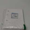 Mrs Awesome White Shower Curtain Liner with 3 Magnets, 72x72 Premium Flexible Sturdy Plastic Shower Curtain for Bathroom Lightweight & Waterproof, White