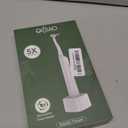 Electric Flosser for Teeth, Water Flosser Alternative with 5 Speeds + 54 Refill Heads, 5X Cleaning & 60 Day Battery Life, Oscillation Gliding for Sensitive Gum Care, Dentist Recommended - White