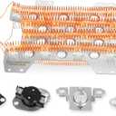 [2026 Upgraded] BlueStars DC47-00032A Dryer Heating Element Kit - Includes DC47-00018A, DC96-00887A, DC47-00016A, DC32-00007A for 3-Wire Samsung DVE52M8650V/A3 DVE54R7600C/A3 DVE45R6300C/A3