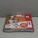 11 PCS Pizza Party Toy Play Set for Kids, Pizza Pie Pretend Play Food - Slice and Serve Plastic Kitchen Cooking and Cutting Playset