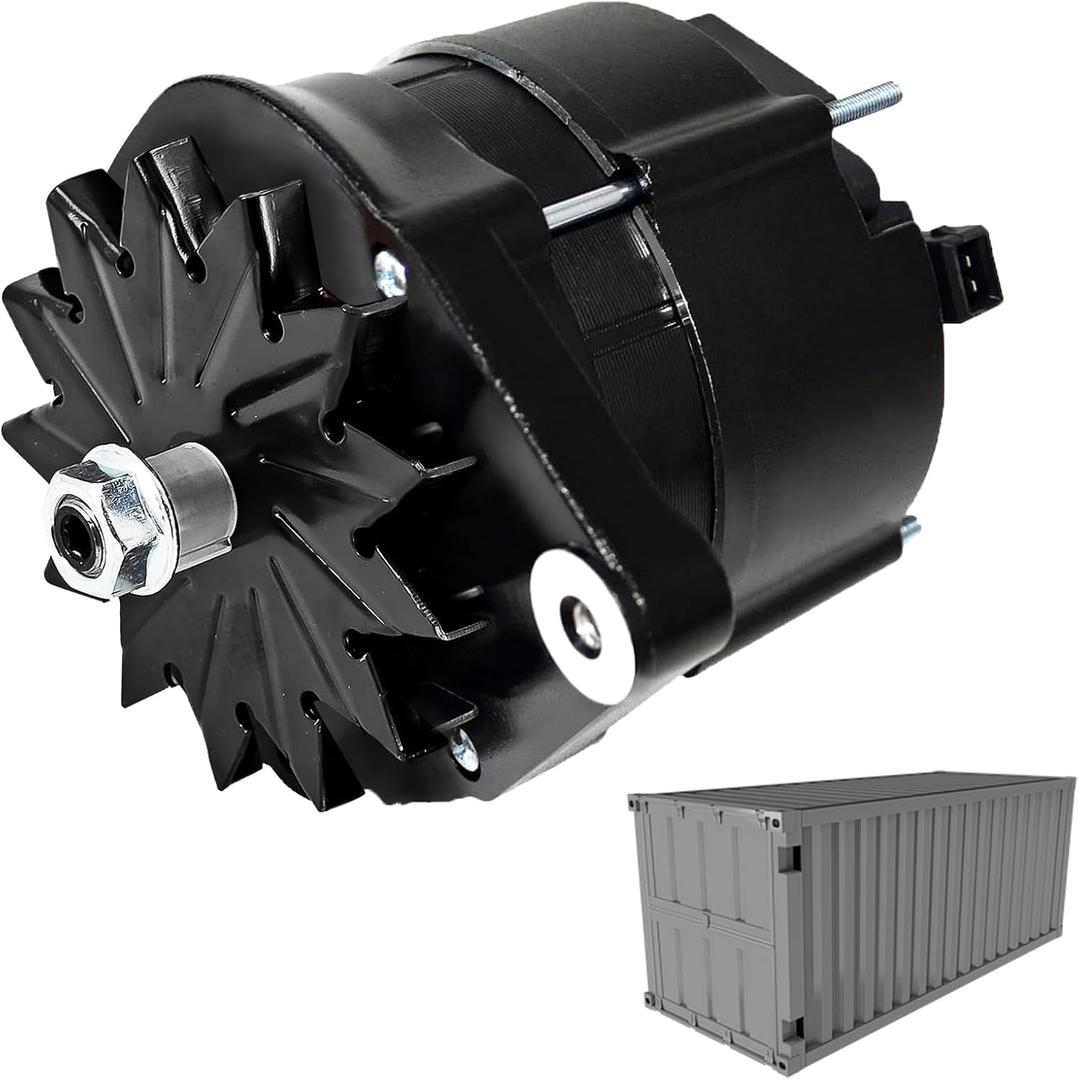45-2671 Alternator 120A 14.5V, Alternator 45-2671 with Pulley Belt Compatible with Thermo King Tripac APU Reefer Container Cold, Alternative Models:1E78291G00 41-9925 45-2596 845-2681 9513-45