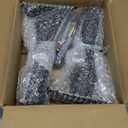 Weight Plate Holder 2Pcs - 330LB Capacity Wall Mounted Weight Plate Rack for 2" Olympic Plates, Weight Plate Storage with Protective Rubber Pads, Heavy Duty Steel, Space Saving Home Gym Storage