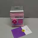 Piggy Bank for Kids - Electronic Money Saving Box w/Code- ATM Safe - Toy Coin Bank - Easter Toys for Girls Age 3, 4, 5, 6, 7 - Birthday Gifts for 8, 9, 10, 11, 12 Year Old Girl (Pink & Silver)