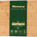 Homaxy Extra Large Organic Bamboo Cutting Boards for Kitchen, 24"x18" Wooden 3XL Cutting Board with Juice Groove and Handles, Charcuterie Butcher Block Wood Serving & Chopping Board - Pre Oiled