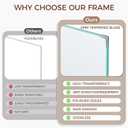 Fun Memories 8x10 Wood Picture Frame, Solid Oak Wood Frame 10x8 for Wall & Tabletop Display, 5x7 Picture Frame with Mat 8x10, 8 x 10 Photo Frame Wood with Tempered Glass, Walnut Color, 1 Pack