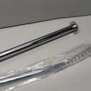 Ivilon Tension Curtain Rod - Spring Tension Rod for Windows or Shower, 36 to 54 Inch. Chrome